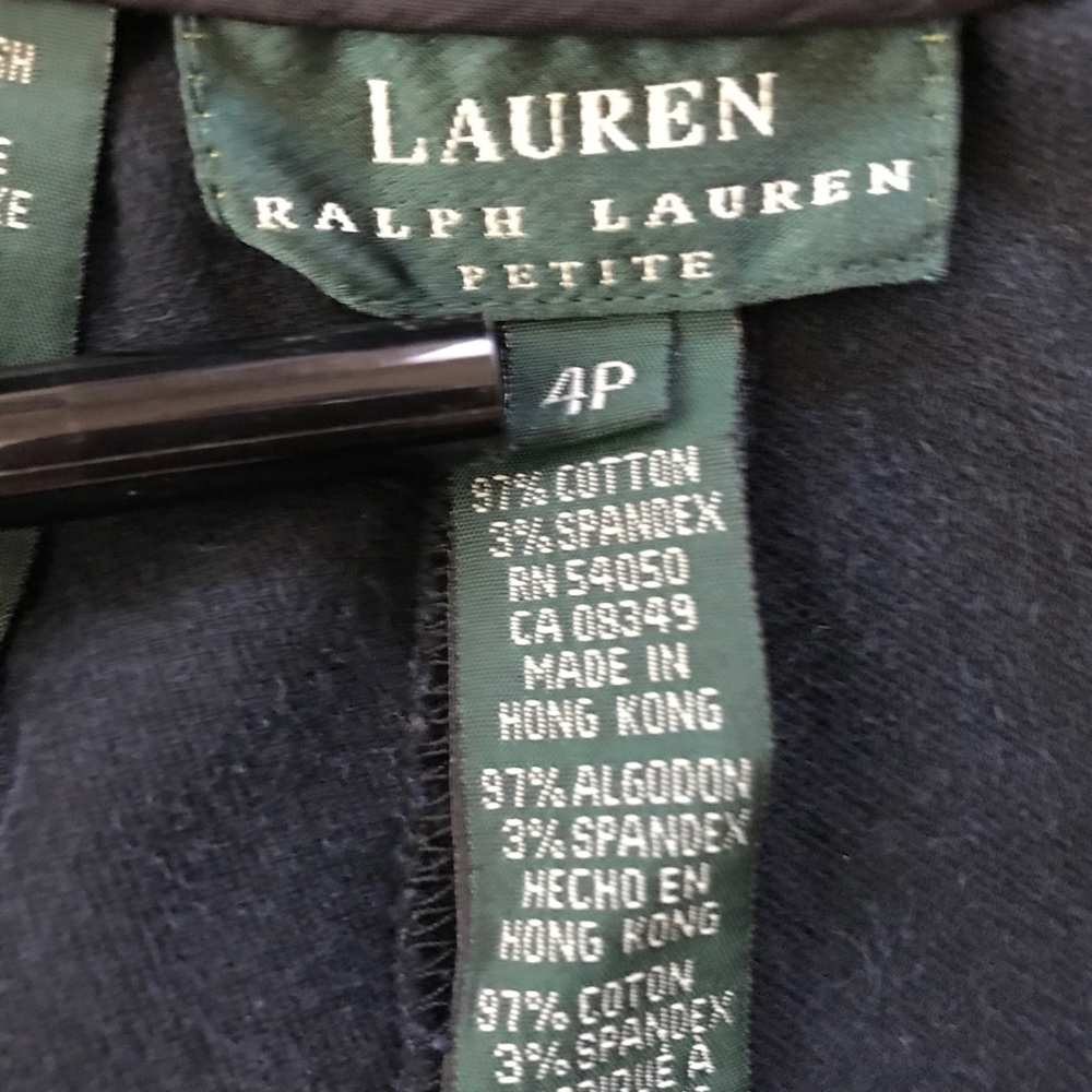 ♓️🅿️Ralph Lauren high waist black velvet pants - Picture 5 of 11